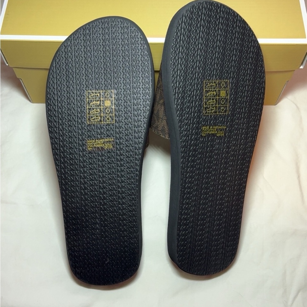 Michael Kors Brown and Black Women's Sandals - Picture 3 of 4
